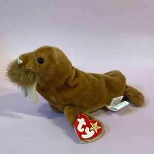 Vintage 1999 Ty Beanie Baby NWT Excellent Condition NWT Paul The Walrus 8” long